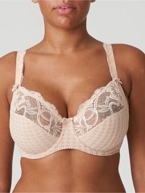 NWT Prima Donna Madison Full Cup Bra in Color Caffe Latte Nude 44E